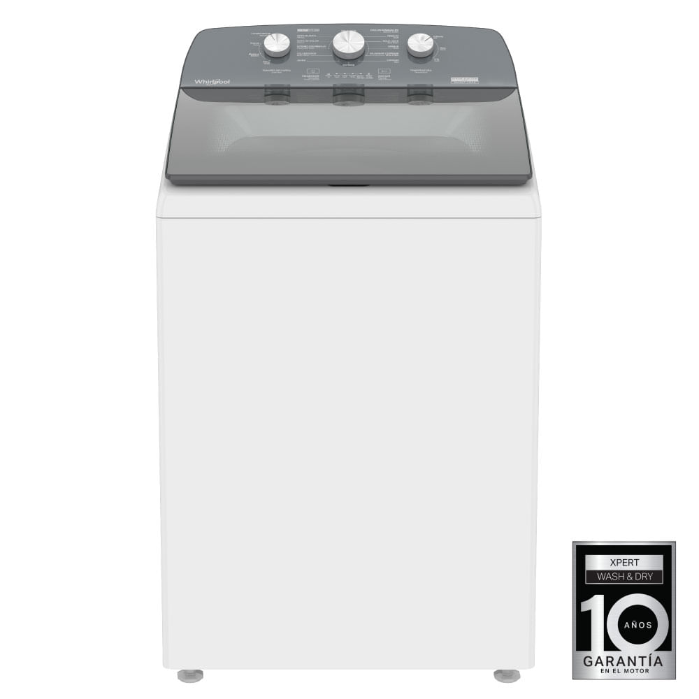 Lavadora Whirlpool carga superior 20 Kg 8MWTWCO13WJM Blanca