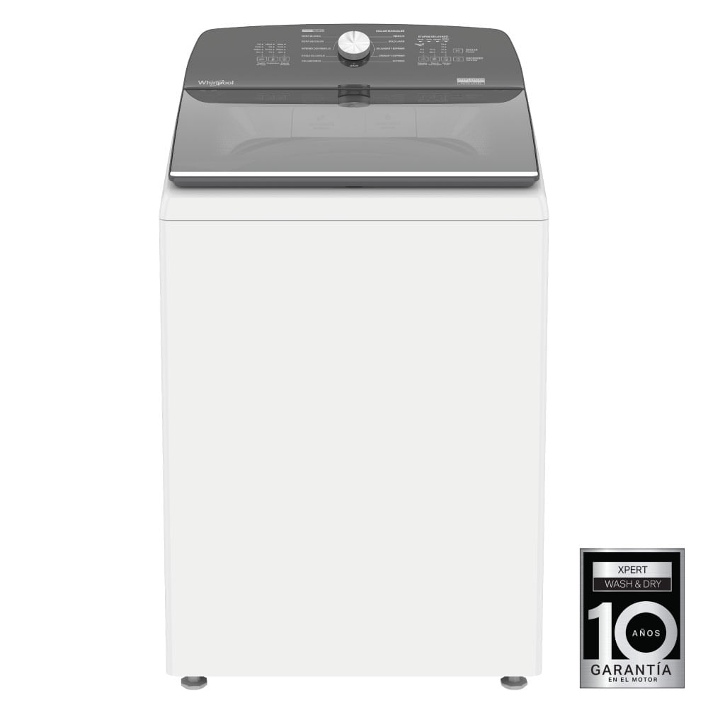 Lavadora Whirlpool carga superior 24 Kg 8MWTWCO31WJB Blanca