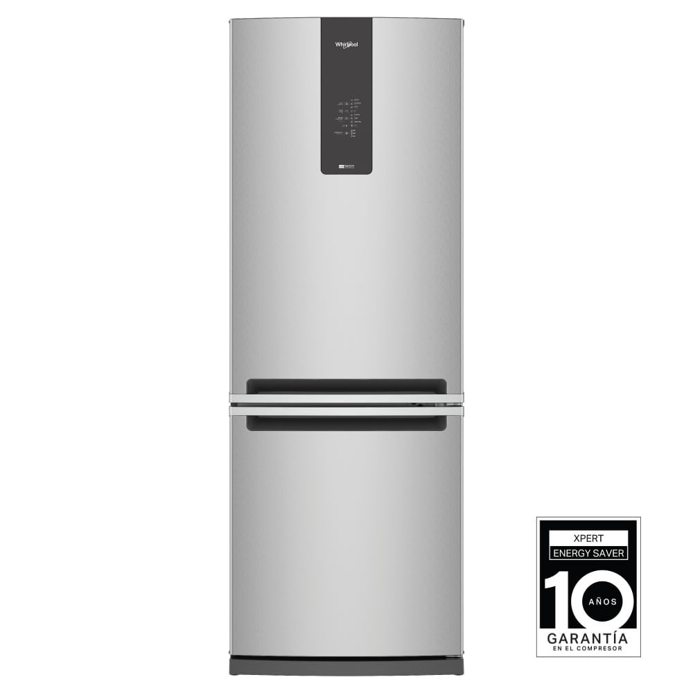 Nevera Whirlpool 484 Lt Silver Bottom Mount Negro