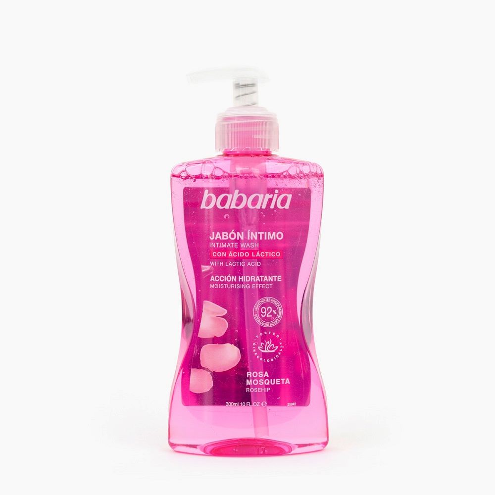 Jabón intimo Babaria rosa mosqueta x300ml