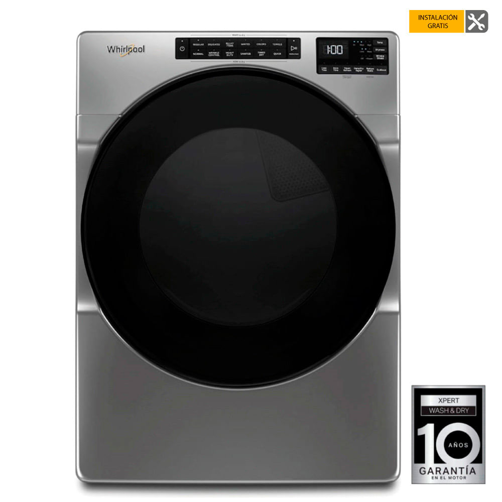 Secadora Whirlpool carga frontal  23kg  7MWED6605MC Gris