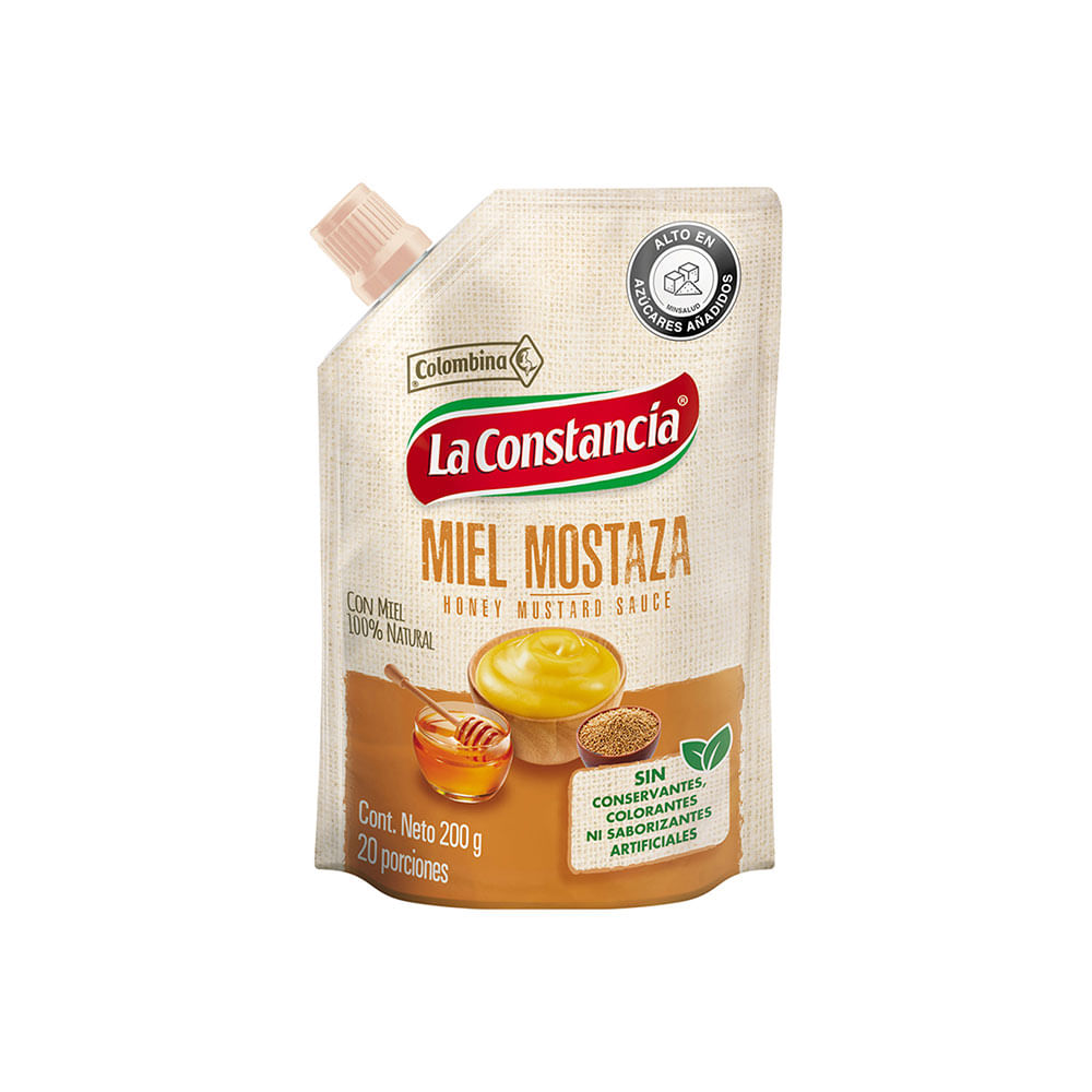 Miel Mostaza Dp x 200g La Constancia