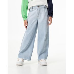 Pantalón en tejido plano bota amplia Kids femenino LUFAS KD GEF