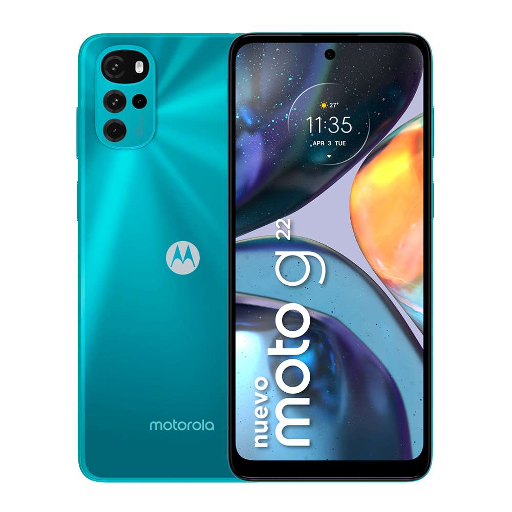 Celular Motorola Moto G22 6,5" 128GB azul