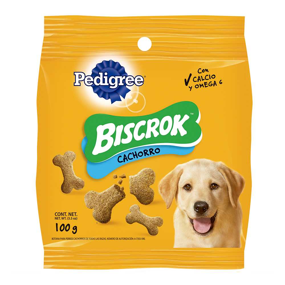 Galletas Pedigree Biscrok perro cachorro x100g
