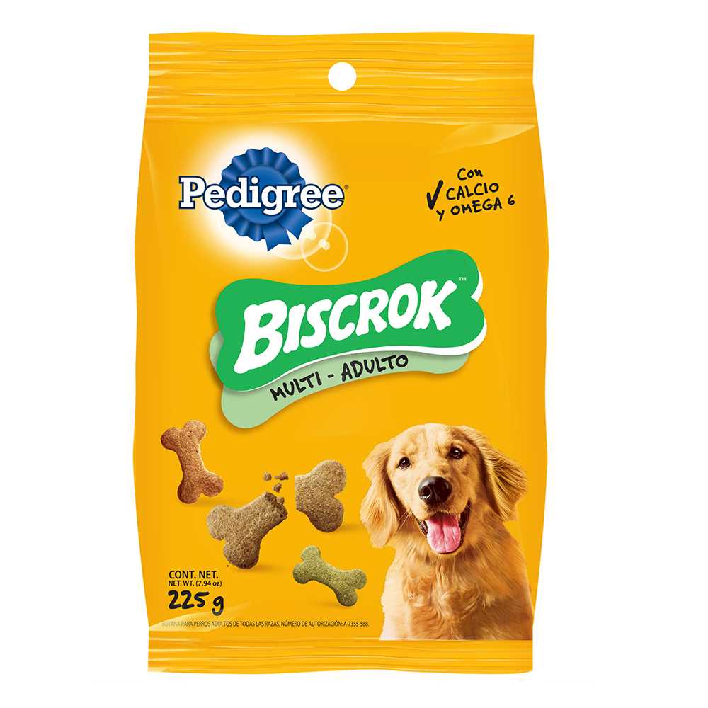 Galletas Pedigree Biscrok perro adulto x225g
