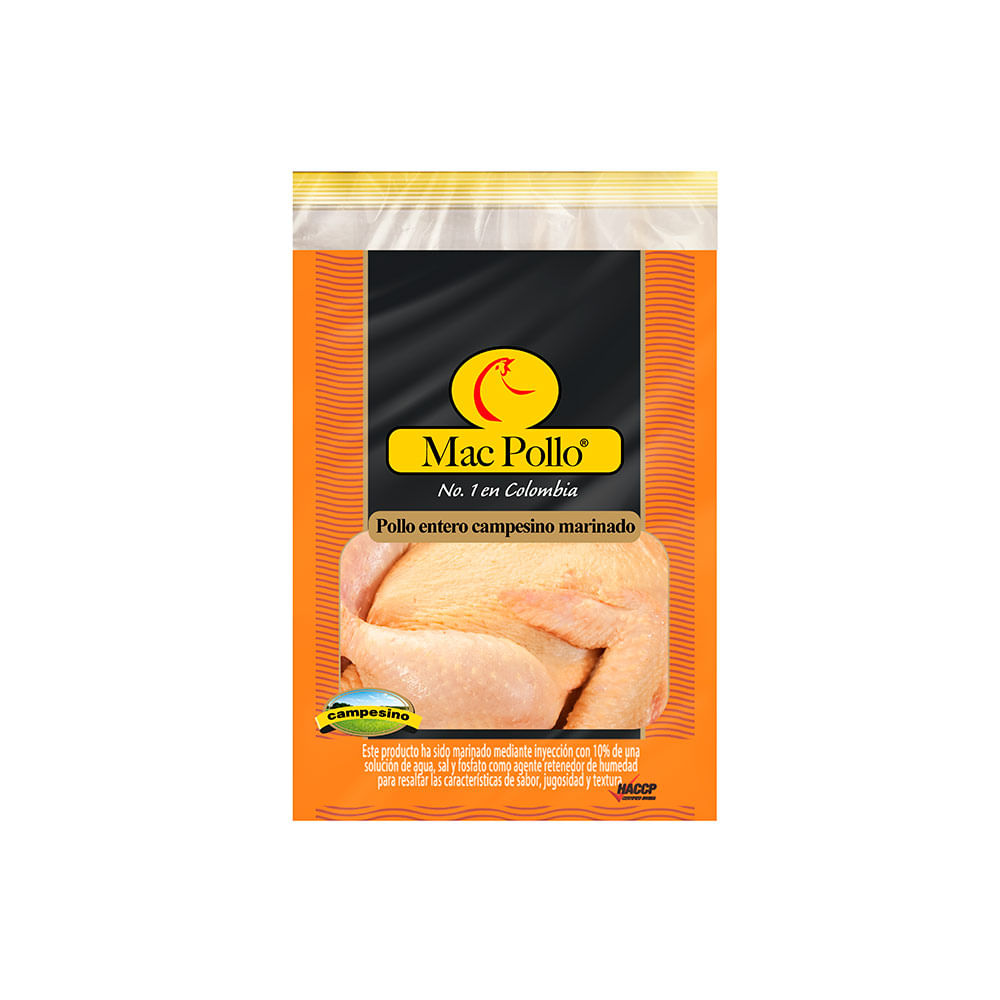 Pollo S/V Campesino Mac Pollo Refrigerado x2500g
