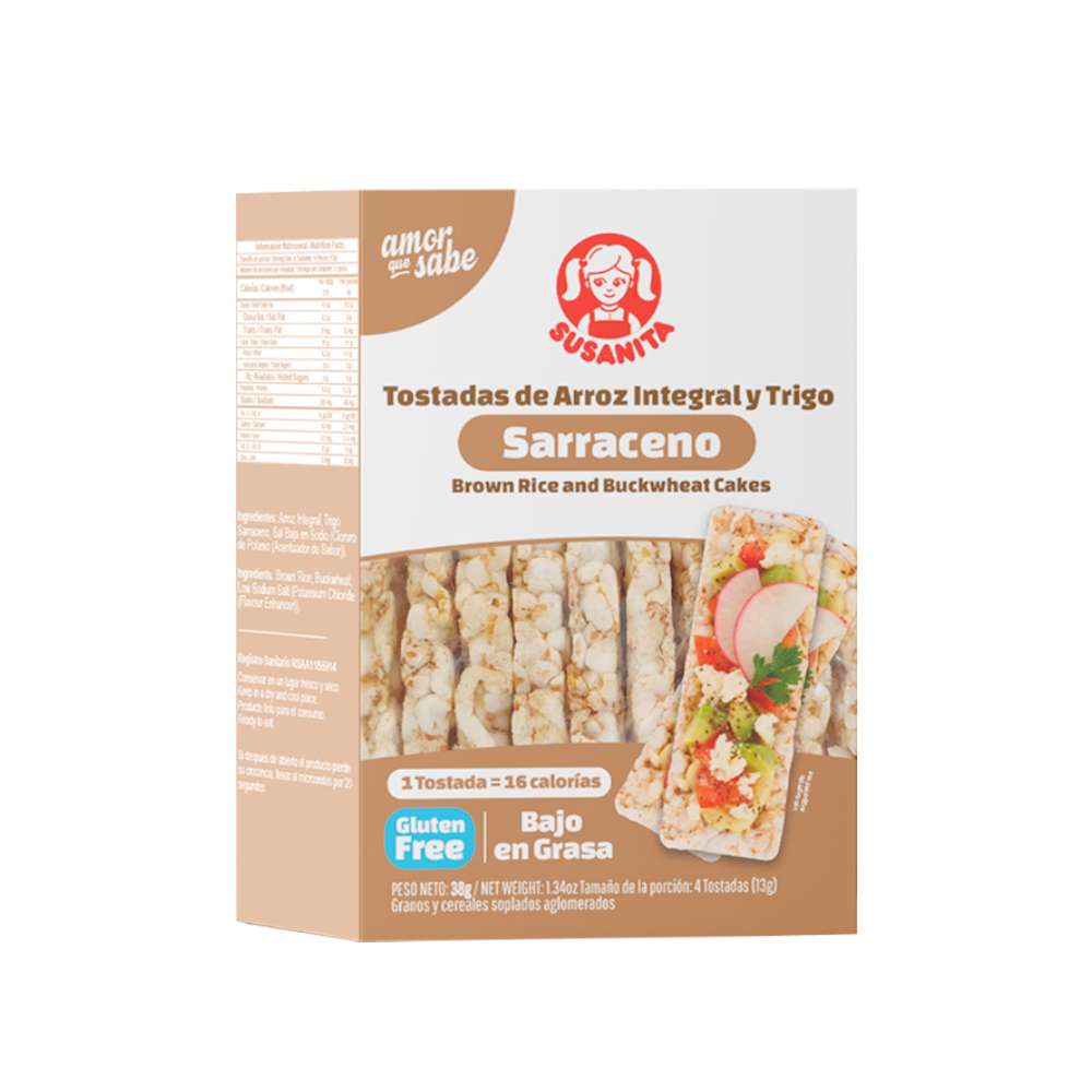 Tostadas Susanita arroz integral x38g