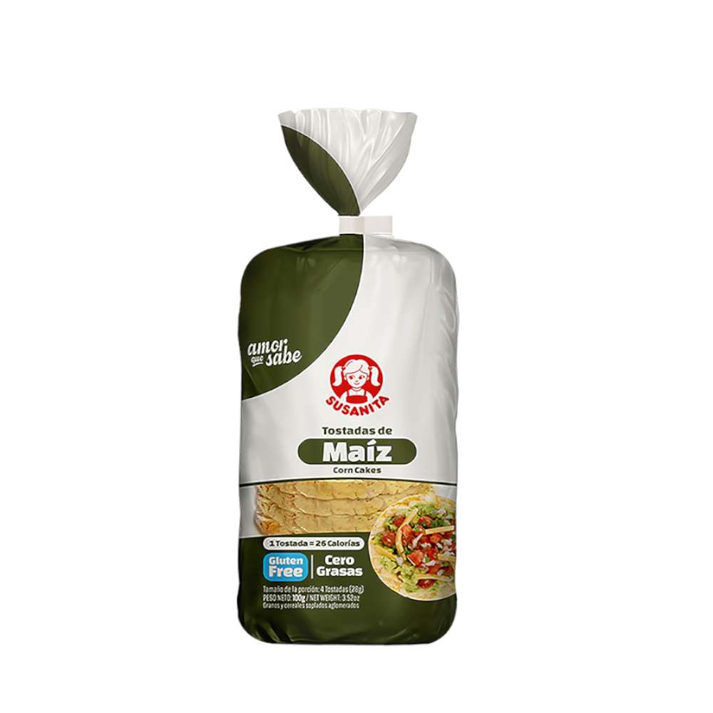 Tostadas Susanita Maíz Sin gluten x 100g