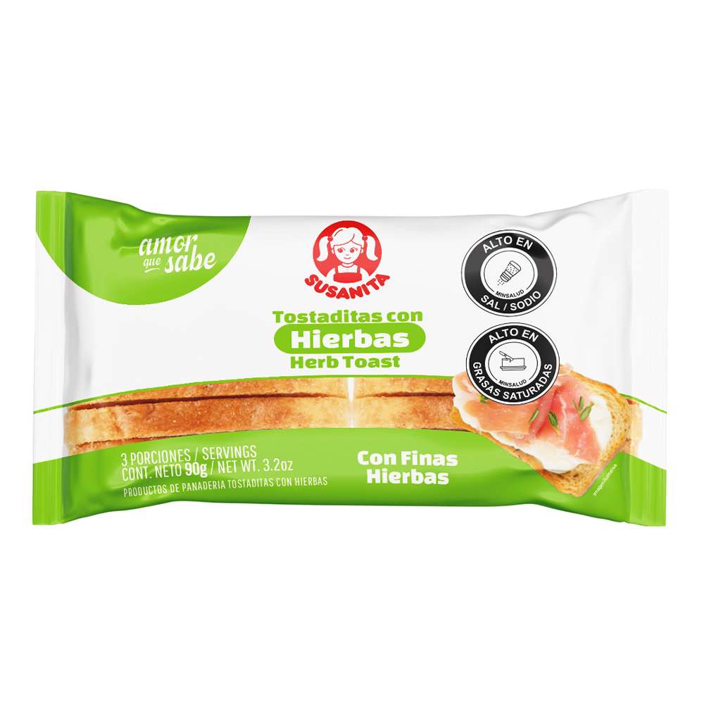 Tostaditas Susanita hierbas x90g