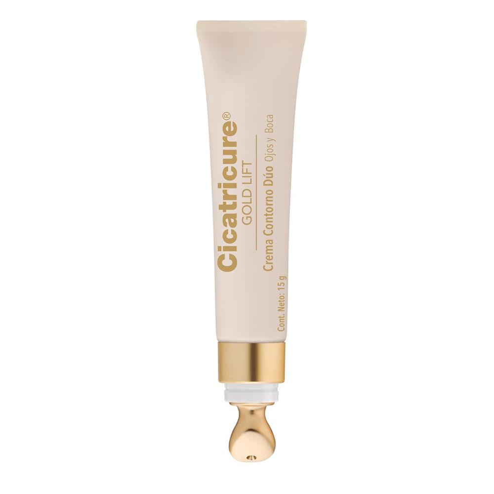 Crema facial Cicatricure contorno de ojos y boca antiarrugas antiedad gold lift x15ml