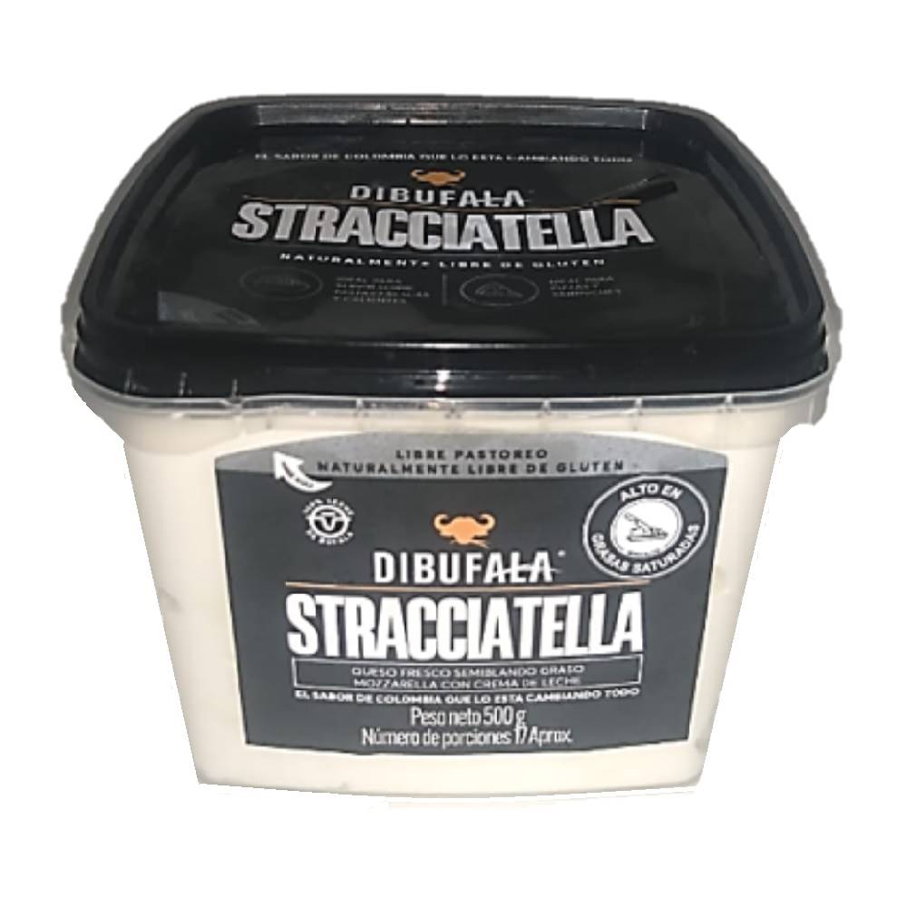 Queso Dibufala stracciatella x500g