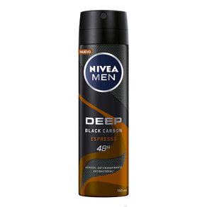 Desodorante Nivea Men Deep Espresso Black Carbón Spray x150ml