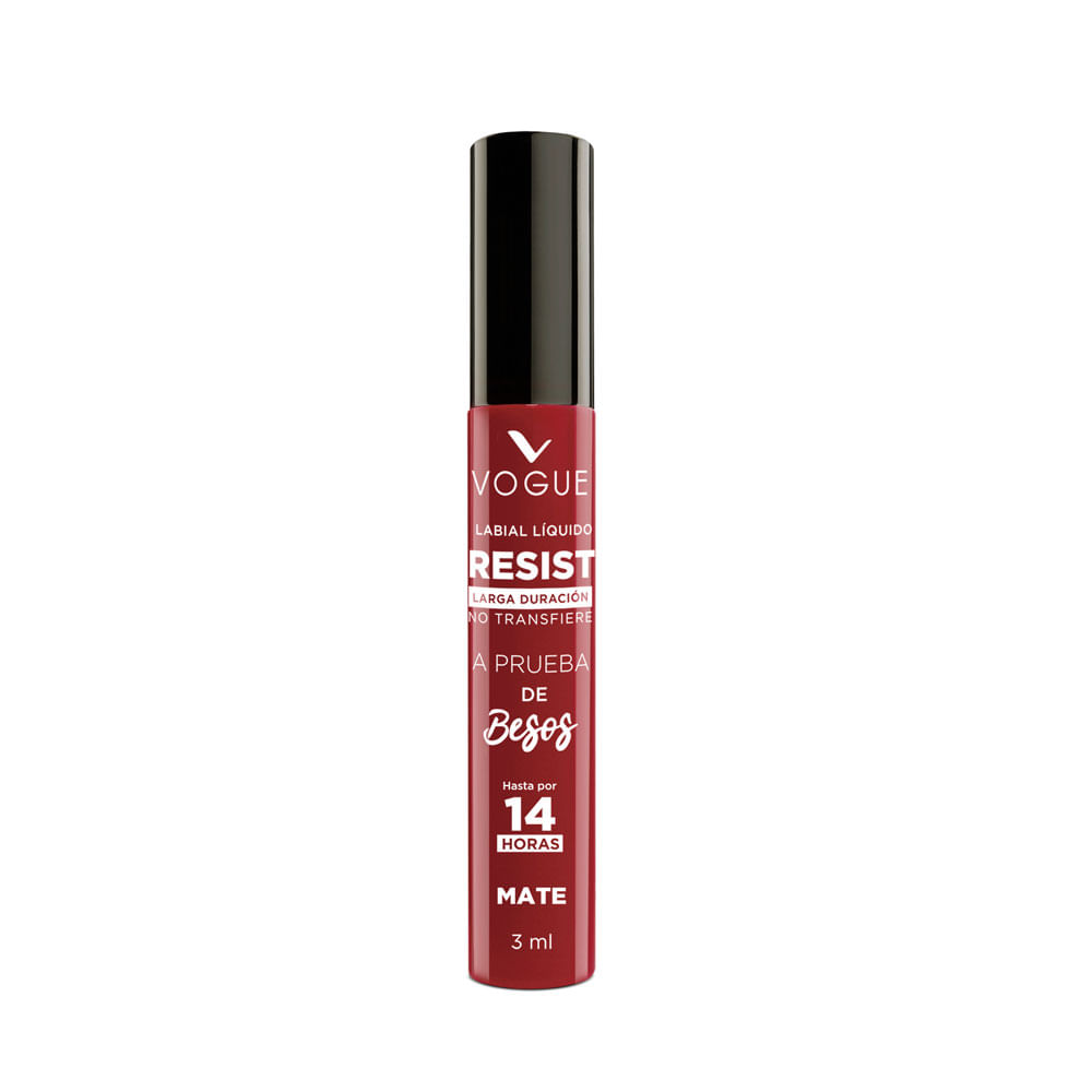 Labial Líquido Resist Tono Invencible Vogue
