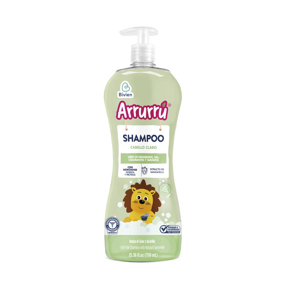 Shampoo Arrurrú cabello claro x750ml