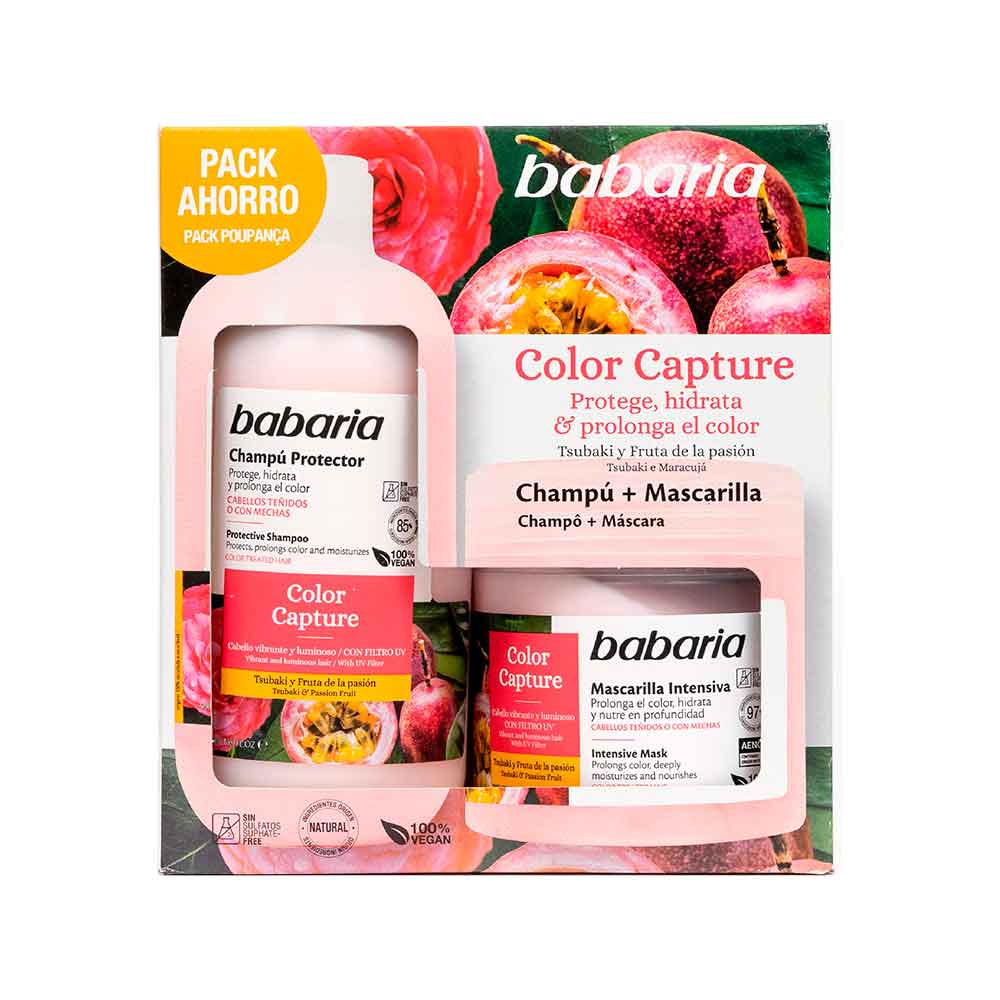 Pack Babaria Color Capture shampoo x500ml + Mascarilla x400ml