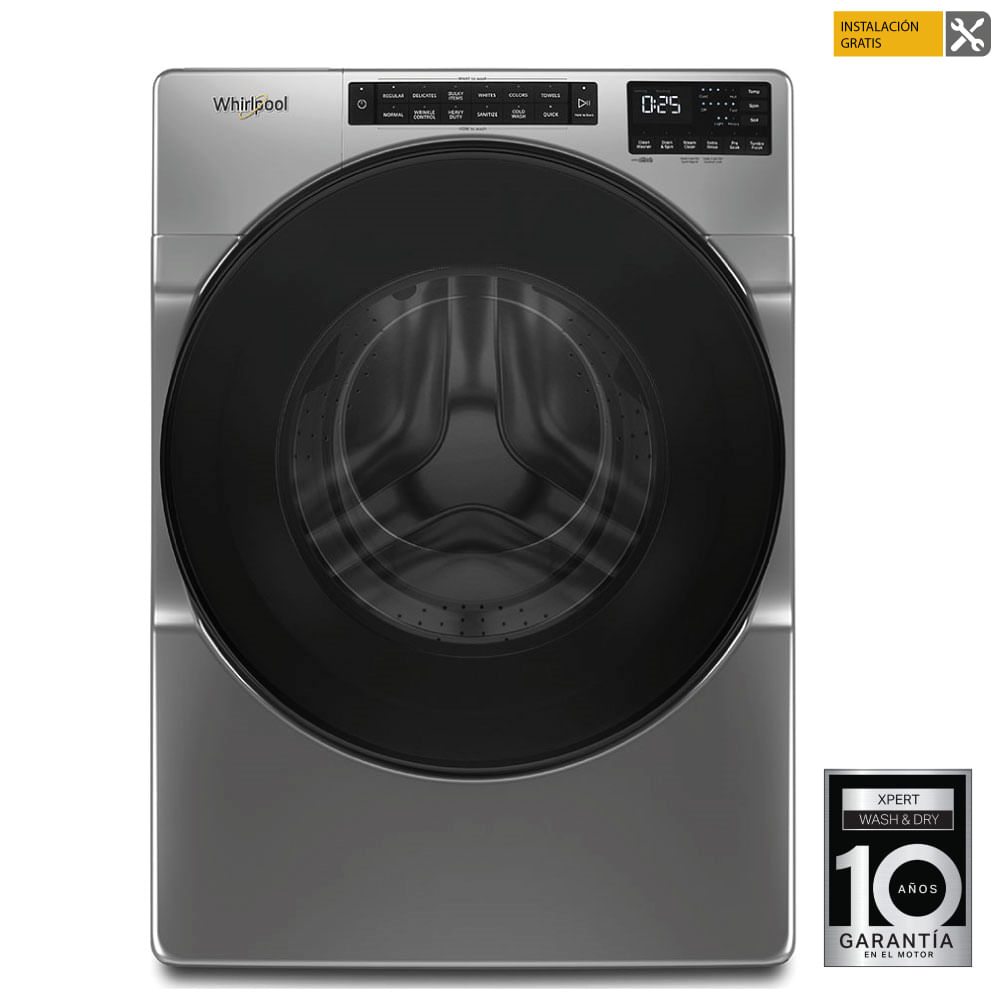 Lavadora Whirlpool carga frontal 21kg 7MWFW5605MC Gris
