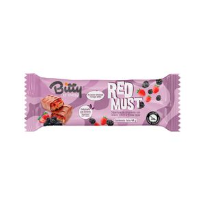 Barra chocolate Bitty frutos rojos x40g