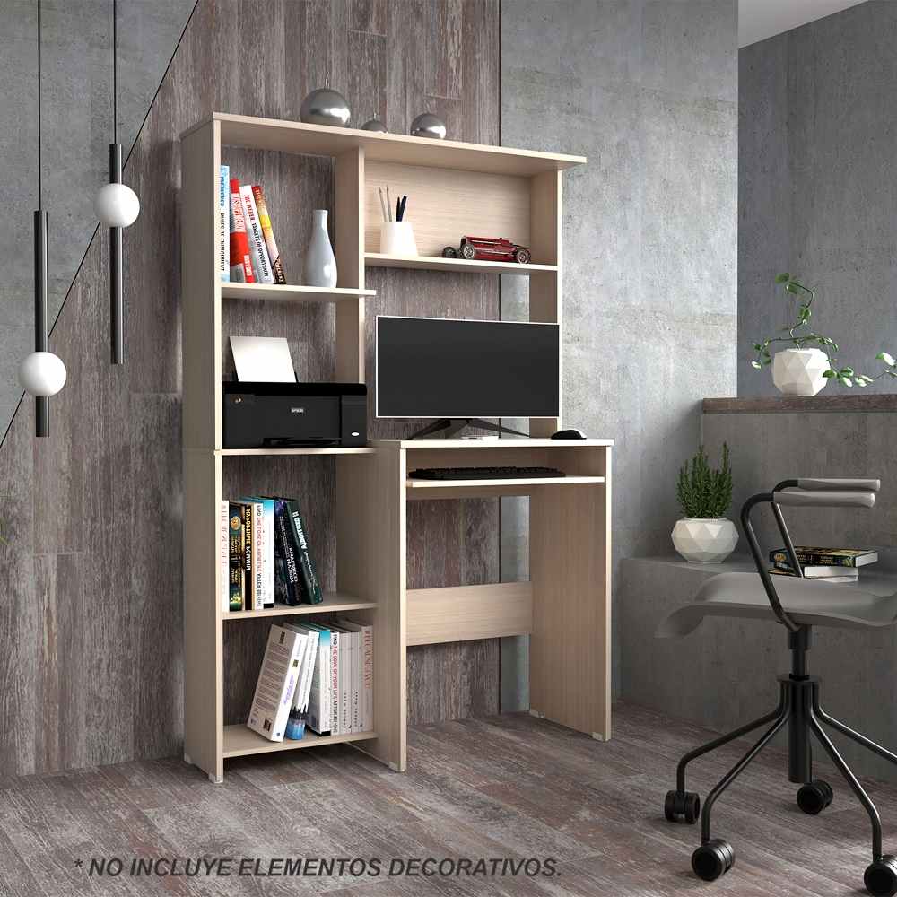 Centro de computo biblioteca Sunset 150x100x45cm Arena Inval