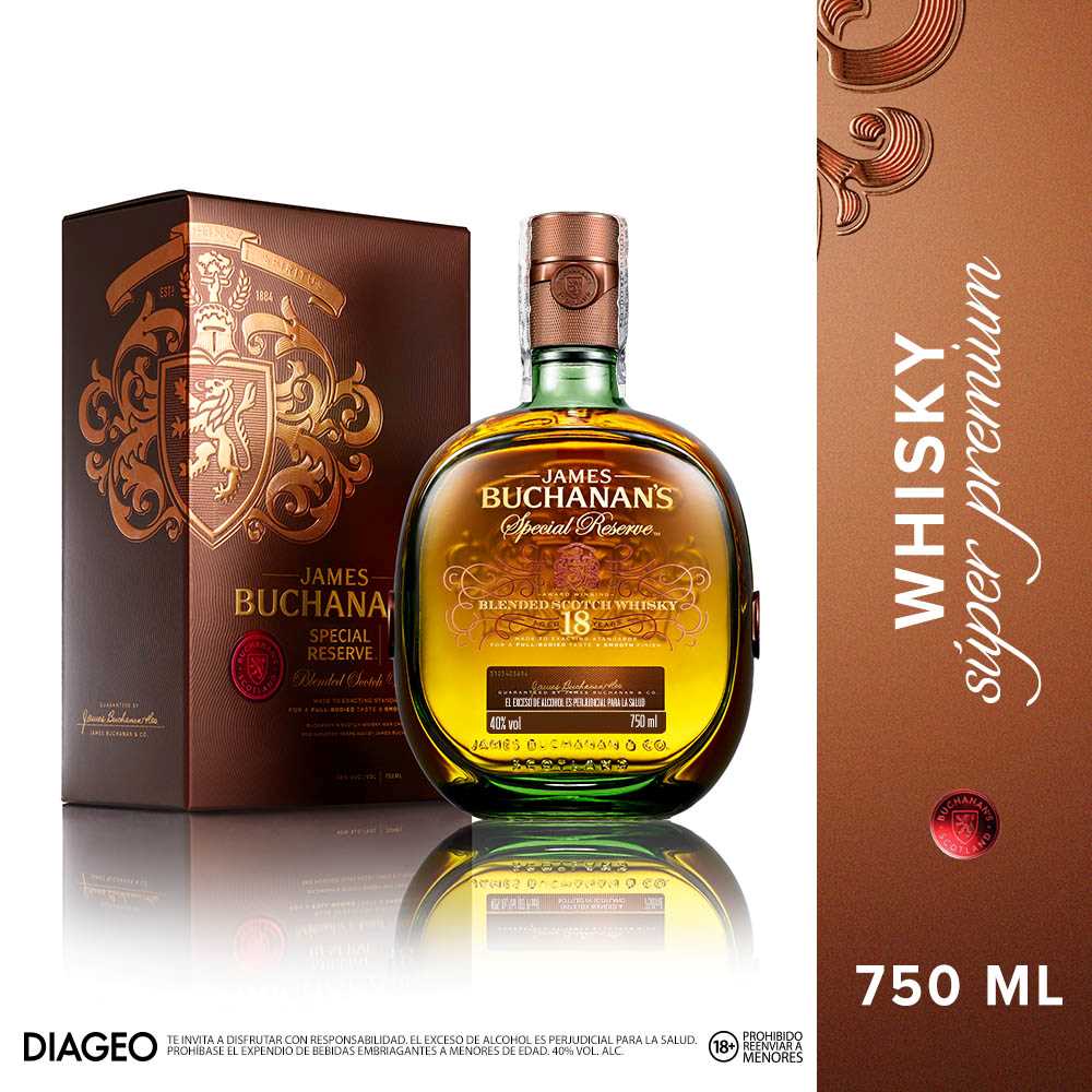 Whisky escocés Buchanan's Special Reserve 18 años x750ml