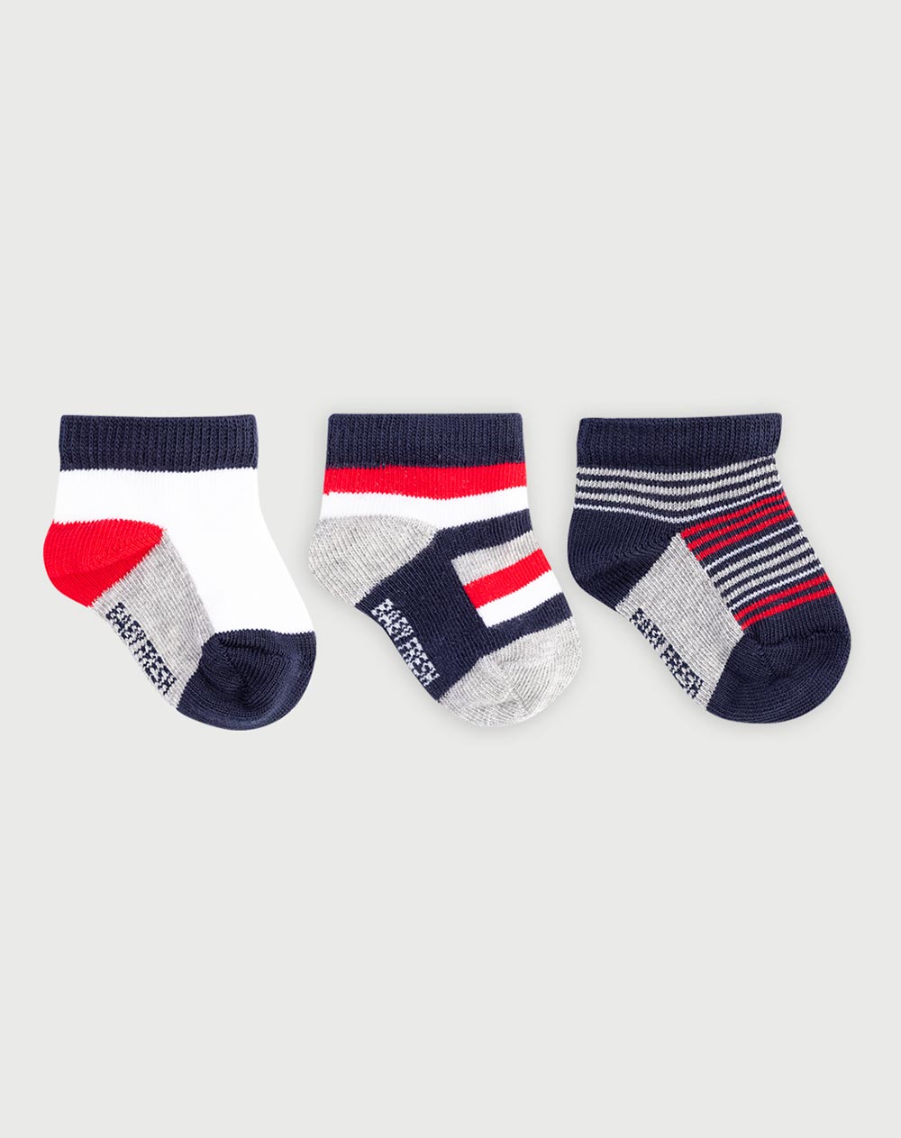 Media tobillera con algodón Bebito BLUMY X3  BABY FRESH