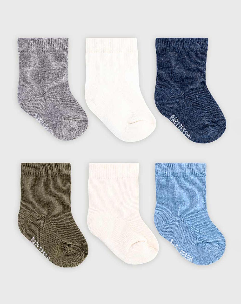 Media Larga en  Algodón Bebito BRITOY X6 BABY FRESH