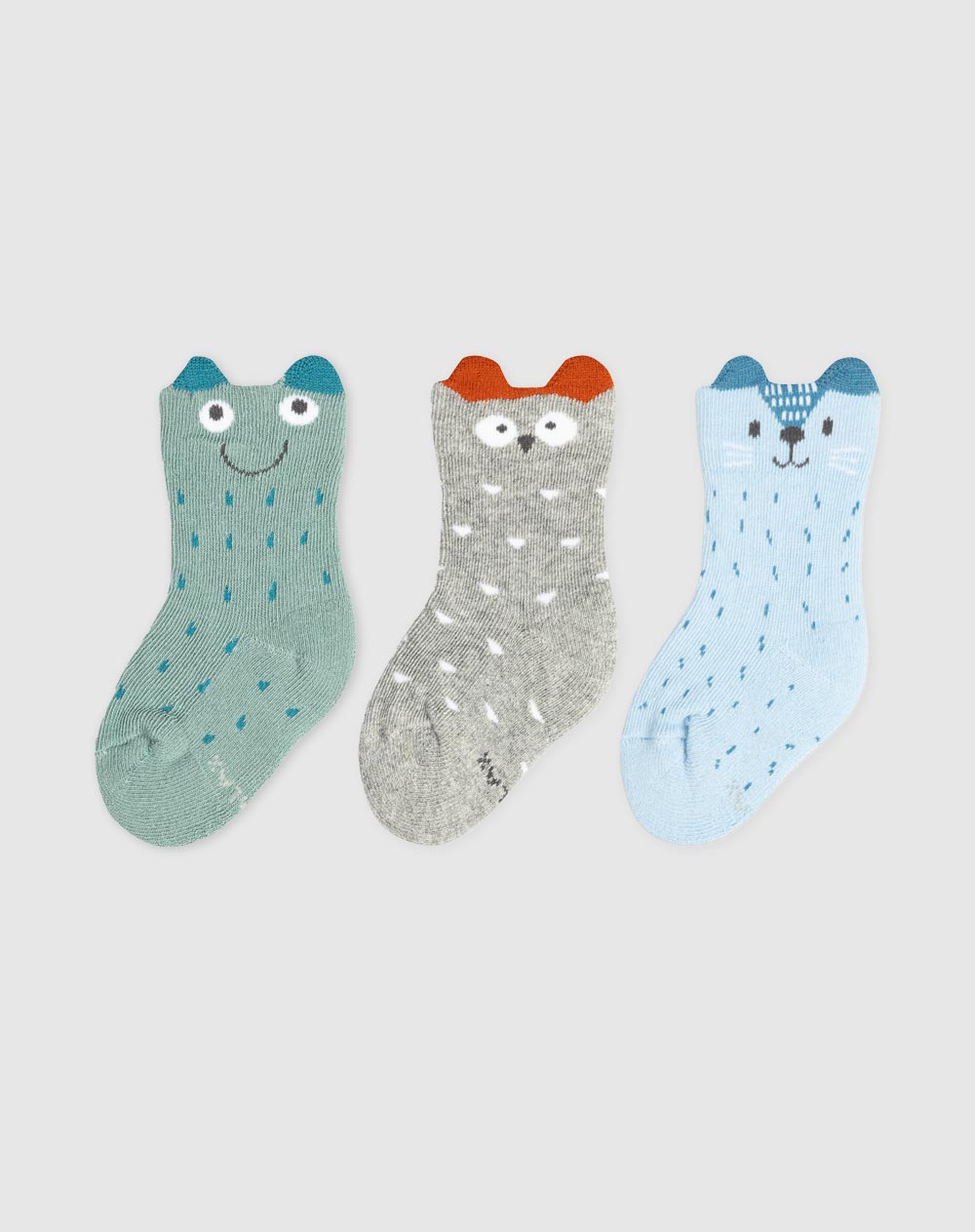 Medias casuales largo  Bebita MUTI NIÑOS X3 GALAX