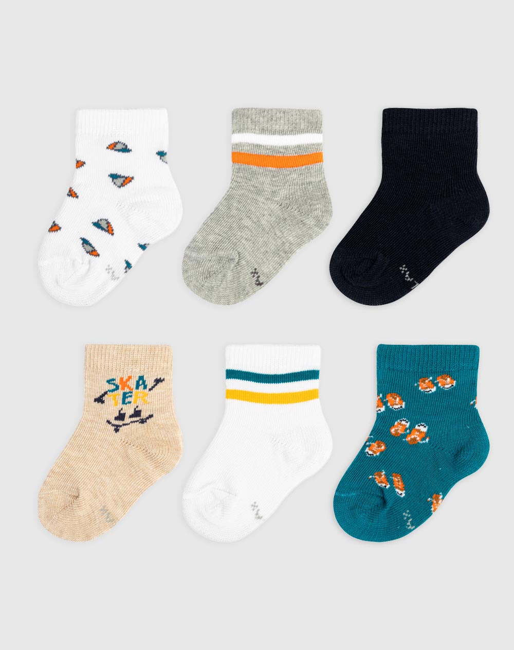 Medias Largas  con Algodòn Bebito ALADDIN X6 GALAX