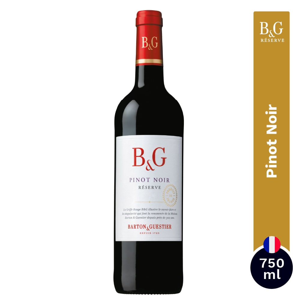 Vino tinto Barton & Guestier pinot noir x750ml