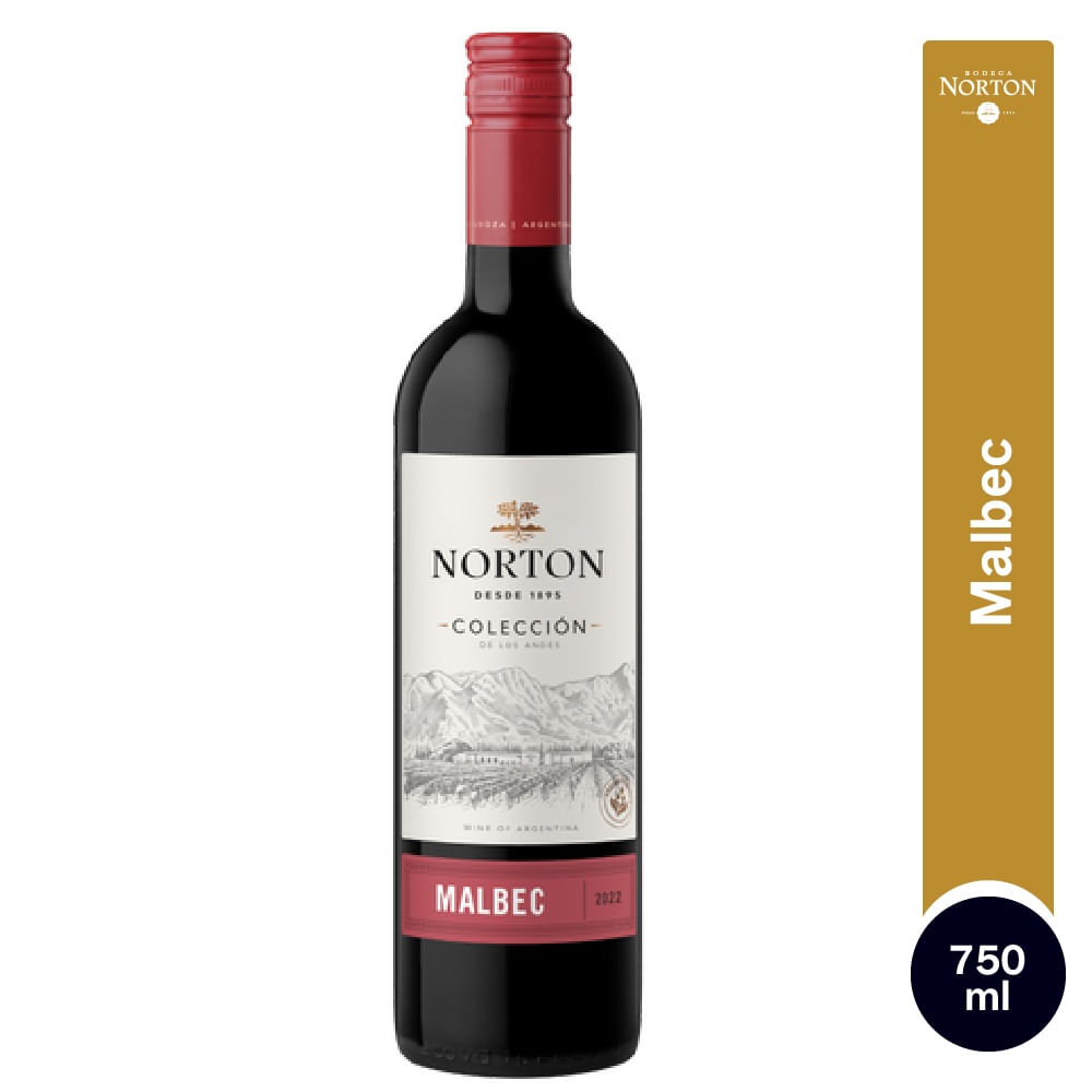 Vino tinto Norton Colección malbec x750ml