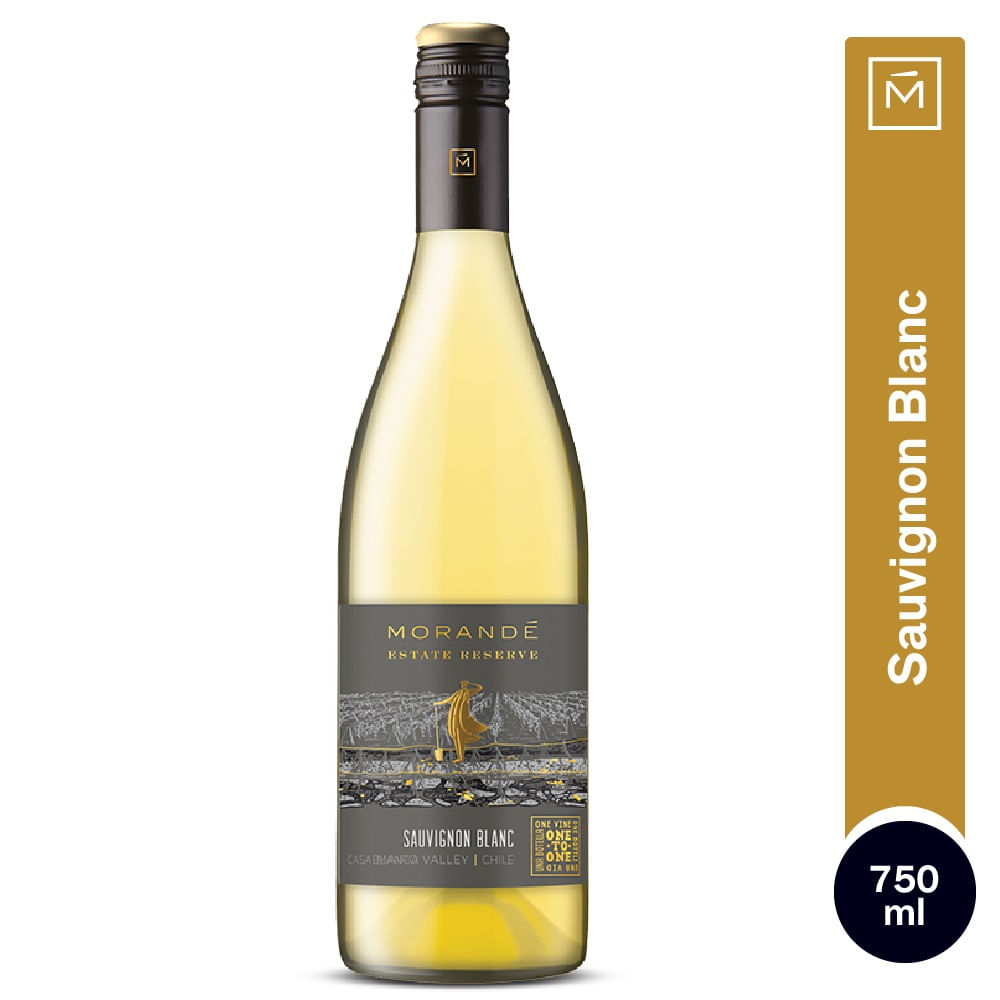 Vino blanco Morandé reserva sauvignon blanc x750ml