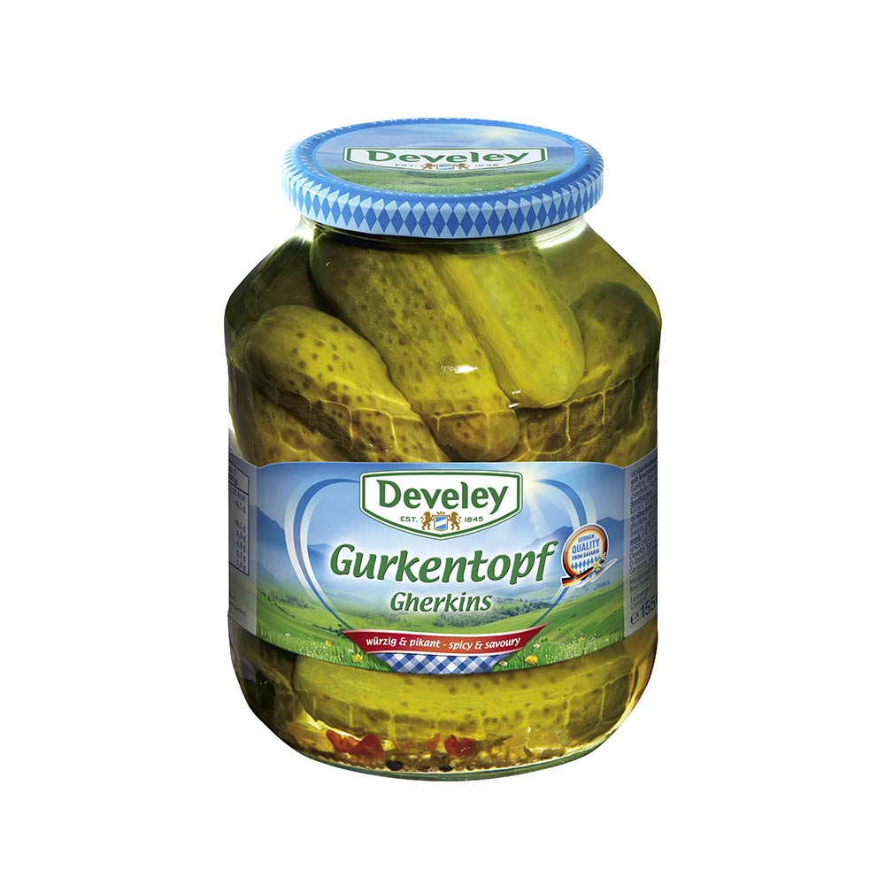 Pepinillos Develey frasco x 1700 ml