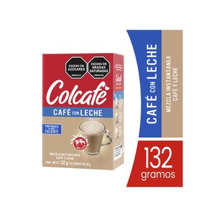 Mezcla Colcafé cafe leche x6und x22g c-u