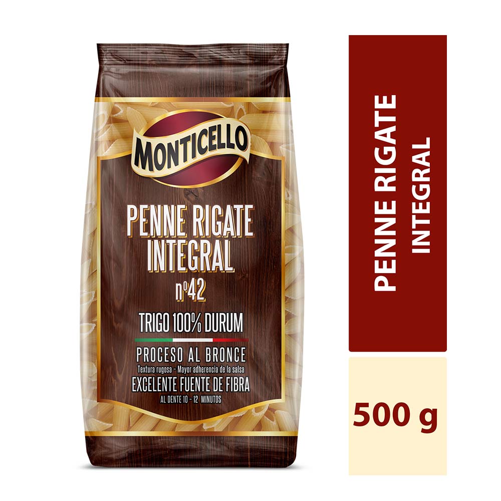 Pasta Monticello penne rigate integral N42 x500g