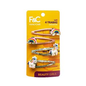 Hebillas Familycare set unicornio x4und
