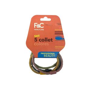 Elásticos Familycare set colores pastel x5und