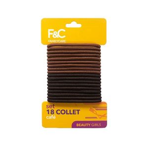 Elásticos Familycare set café x18und