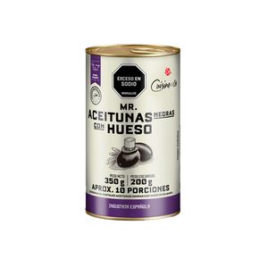 Aceitunas Cuisine&Co negras hueso x350g