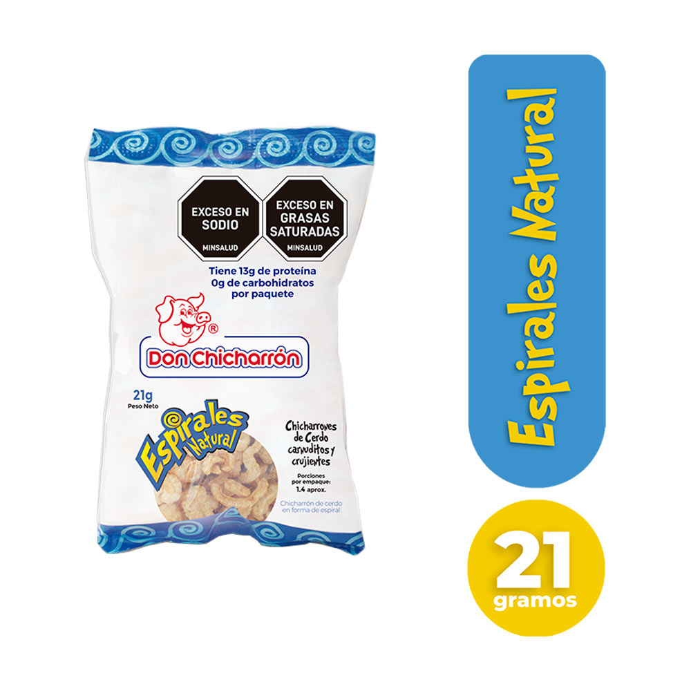 Chicharrón Don Chicharron Espirales x21g