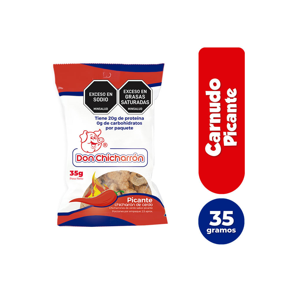 Chicharrón Don Chicharron Picante x35g