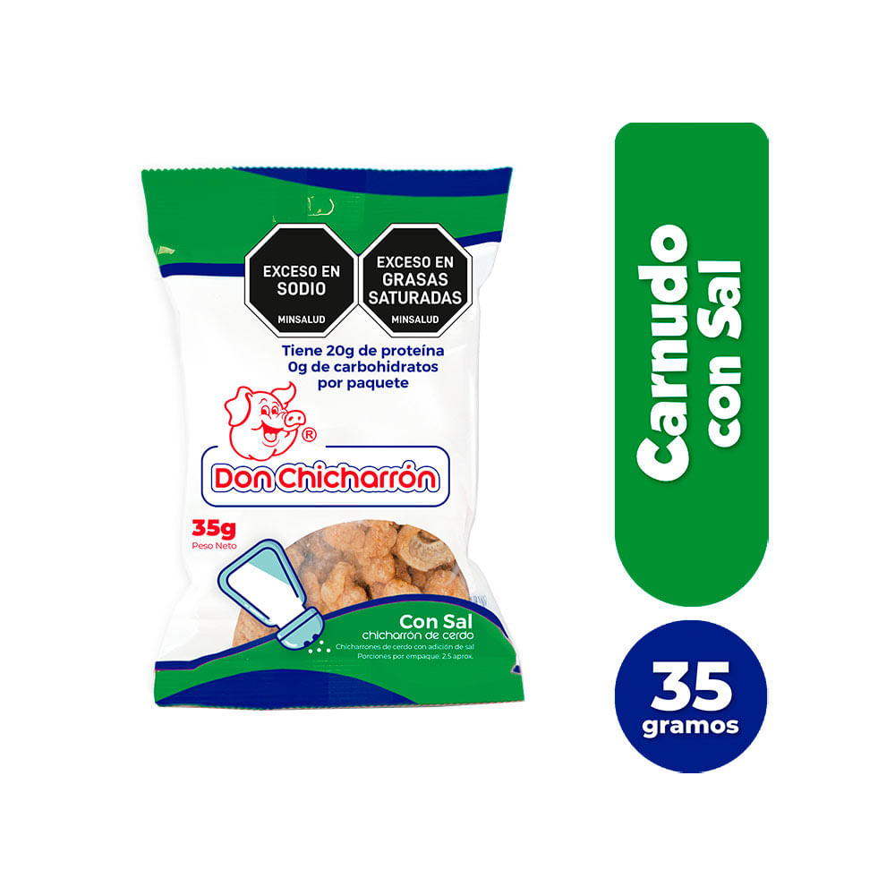 Chicharron Don Chicharron Con Sal x35g