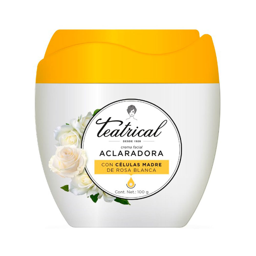 Crema facial Teatrical aclaradora x100g