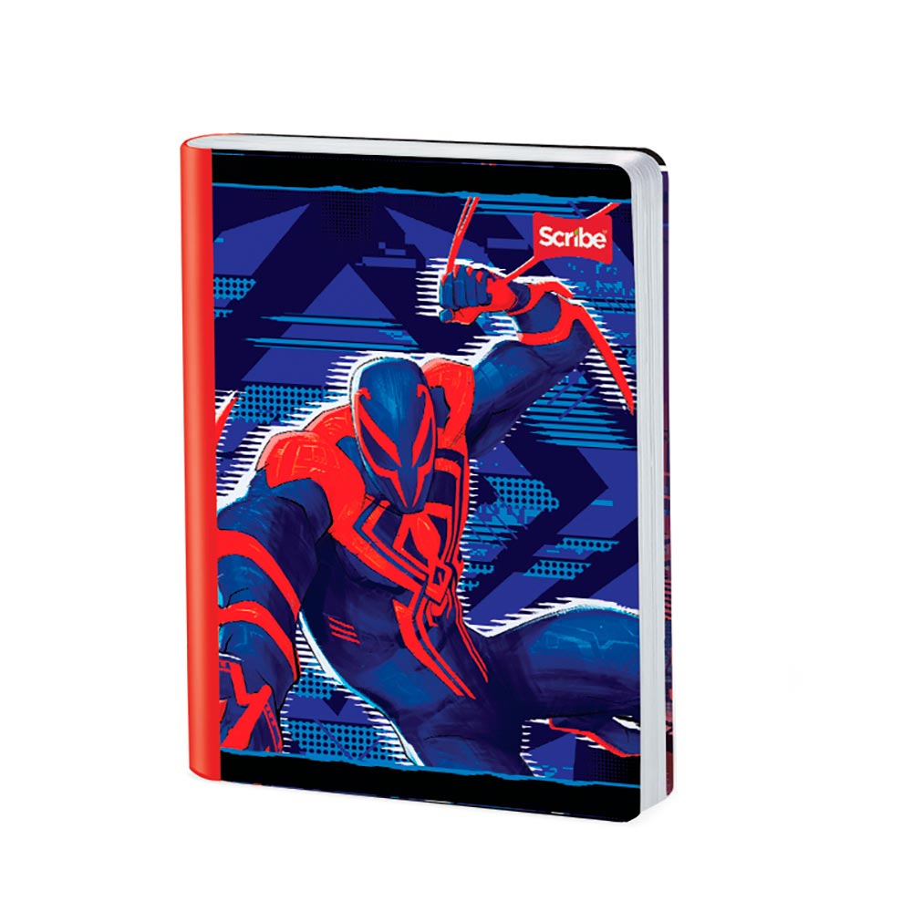 Cuaderno cosido Spiderman Movie 50 hojas doble línea Scribe Surtido