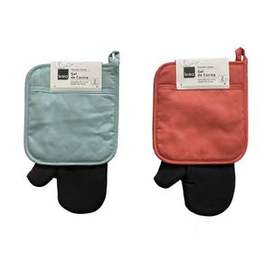 Set guante + toma olla Krea