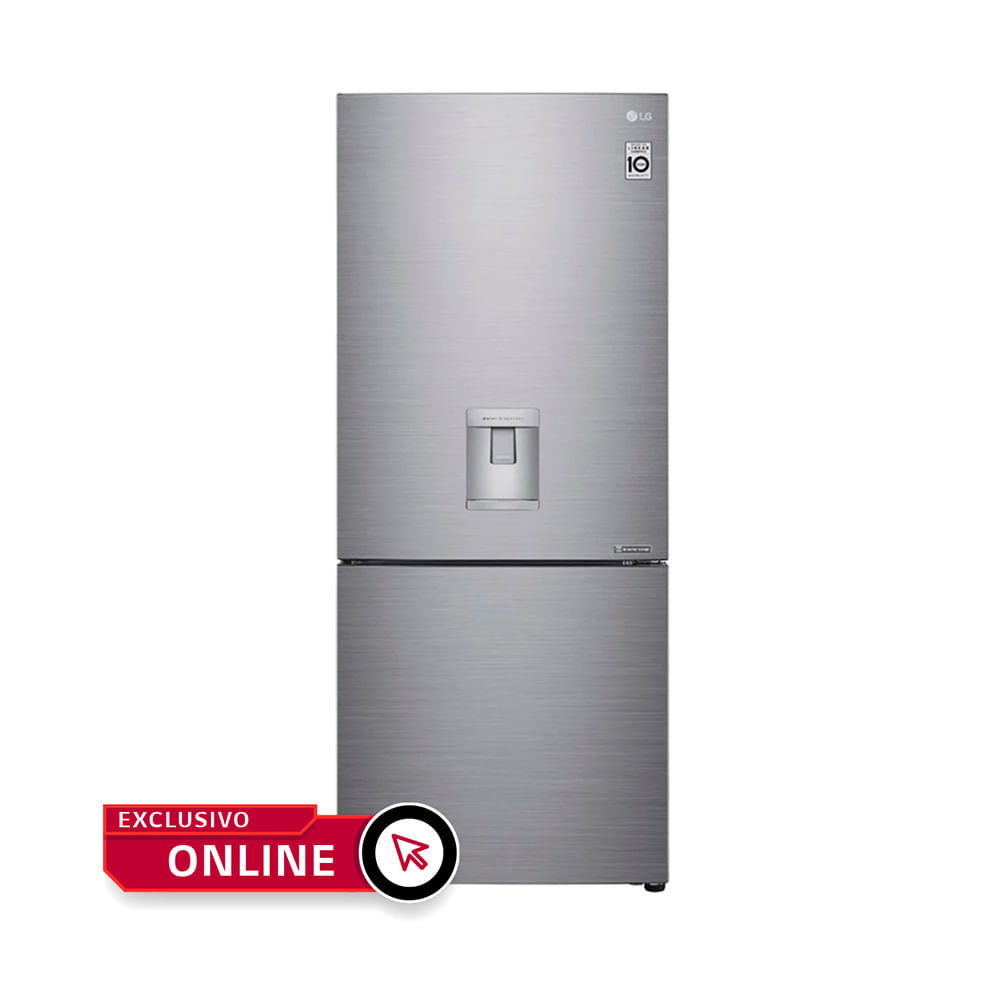 Nevera LG 420 Lt GB41WPP Tipo Europeo Inverter Gris