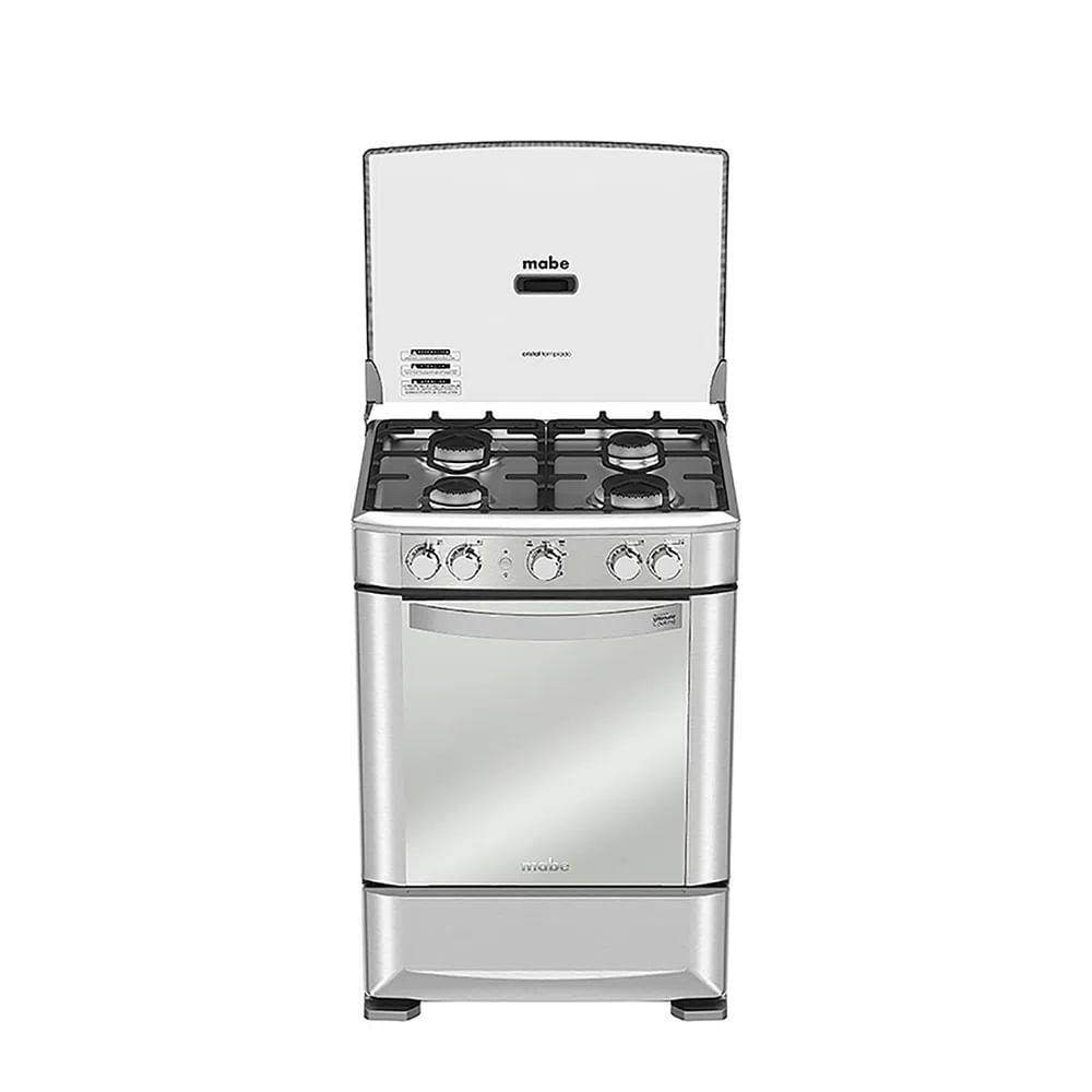 Estufa Mabe 24" 4 Puestos Gas Natural Inox