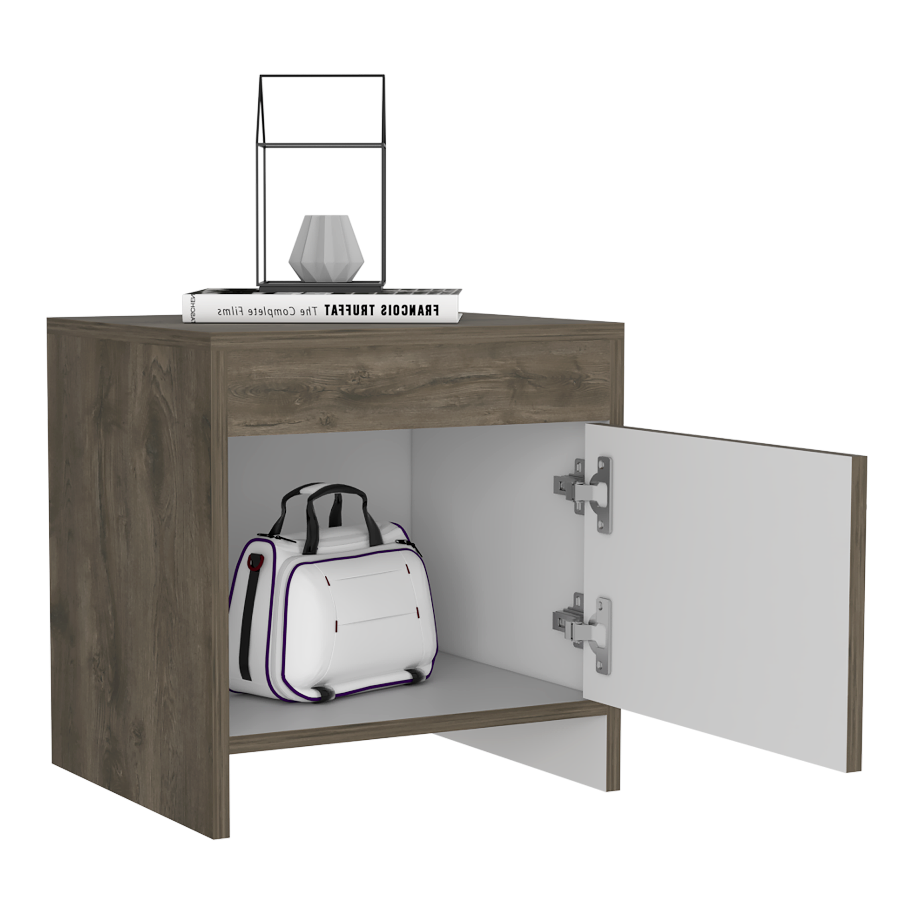 Mesa de Noche Colore RTA Bellota + Blanco