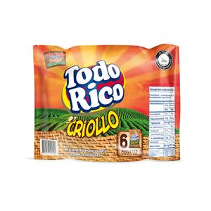 Pasabocas Todo Rico criollo x6und x45g c/u