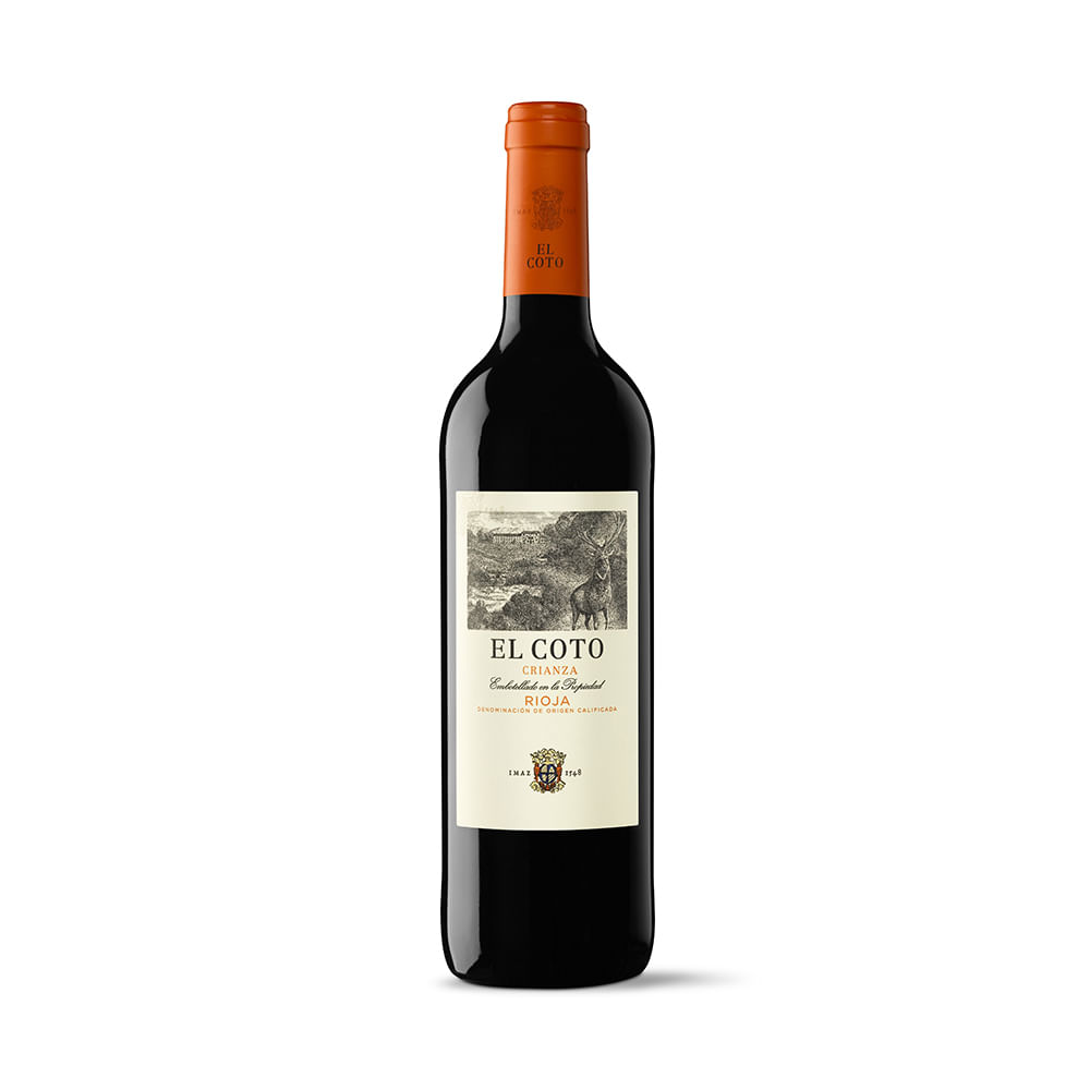 Vino tinto El Coto crianza rioja x750ml
