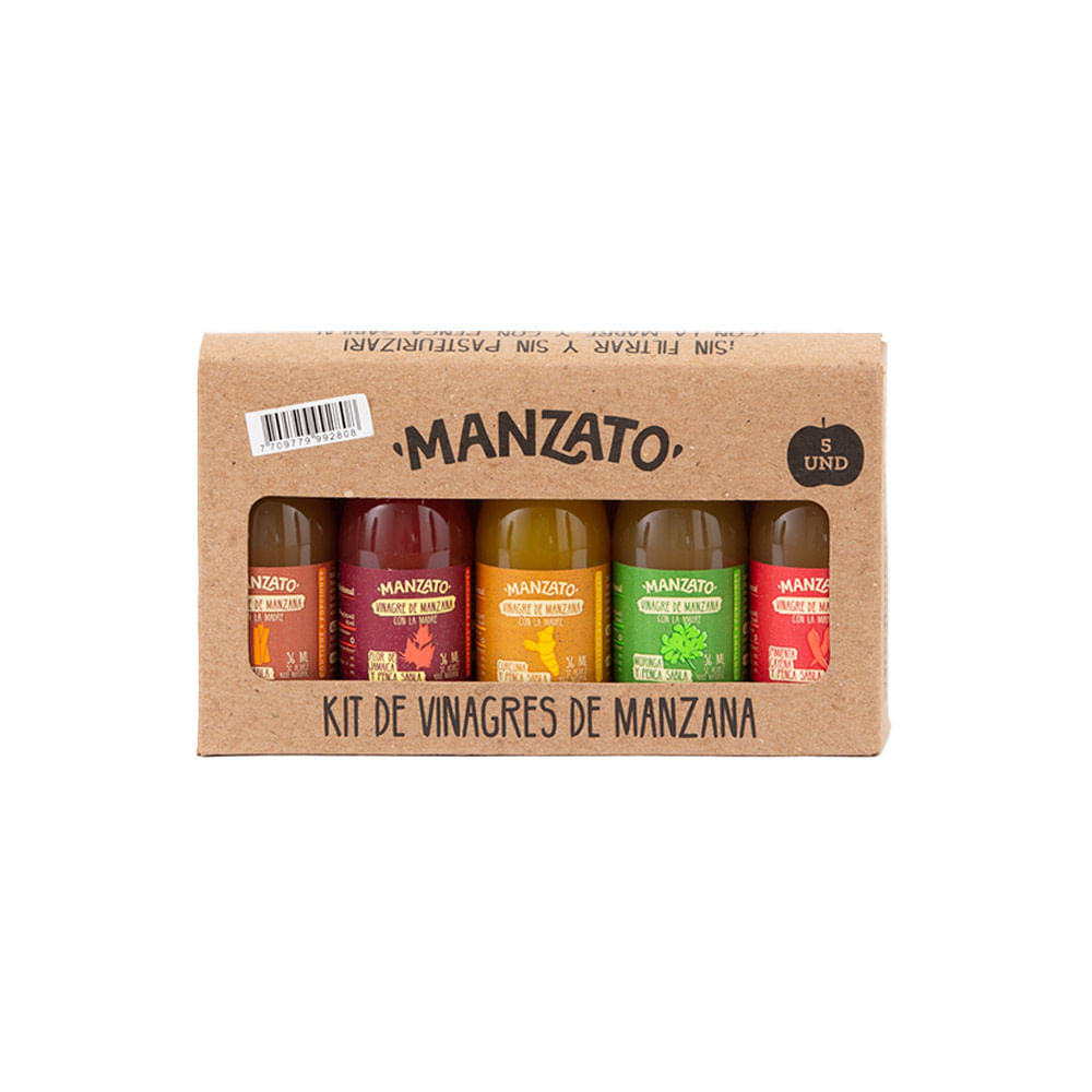 Vinagre Manzato de sidra de manzana surtido x5undx54mlc-u